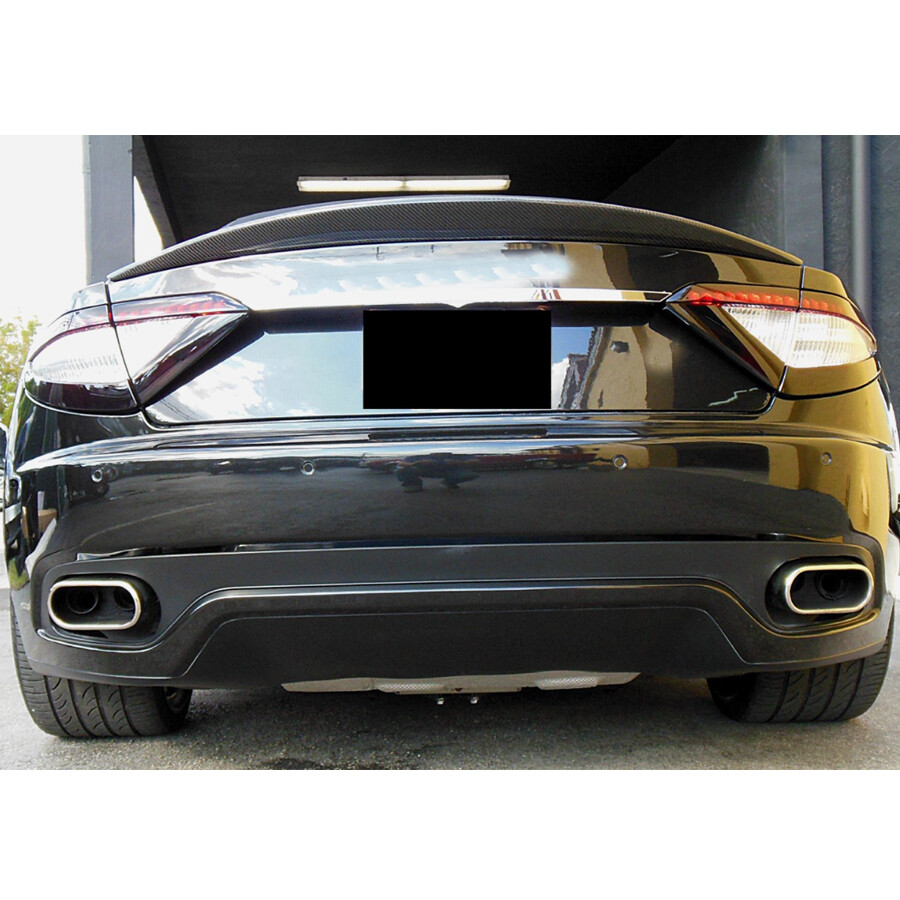 For Maserati GranTurismo Coupe 2012-14 REAL CARBON Fiber Rear Trunk Spoiler Wing