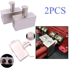 2PCS Car Audio High Power Amp Dual 1/0 Gauge To 1/0 Gauge Offset Wire Pin Input