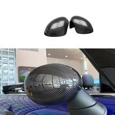 Dry Carbon Fiber Cover Decor For Mini Cooper Countryman F60 Car Rearview Mirror