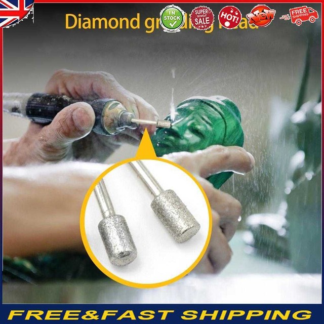 # 20 pz mini trapano 3 mm set punte testa di fresatura diamantata accessorio trapano- # 20 pz mini trapano 3 mm set punte testa di fresatura diamantata accessorio trapano-