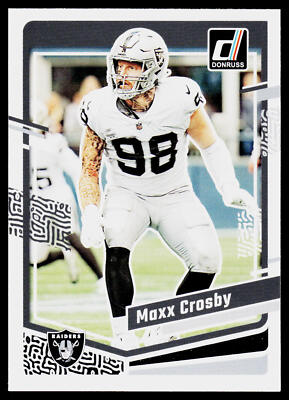 Maxx Crosby, 2023 Donruss, #179, Las Vegas Raiders,