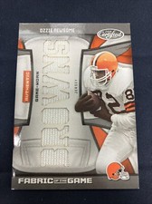 2009 Certified Fabric Of The Game Prime Patch Ozzie Newsome /25 Browns HOF 25162