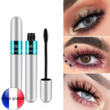 Mascara 2 en 1 noir longue tenue 4D waterproof allongeant