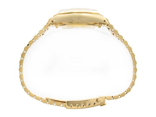 DAMENUHR ROLEX OYSTER PERPETUAL LADY-DATEJUST 18K GELBGOLD 26MM AUTO REF.69178 - Bild 6 von 11