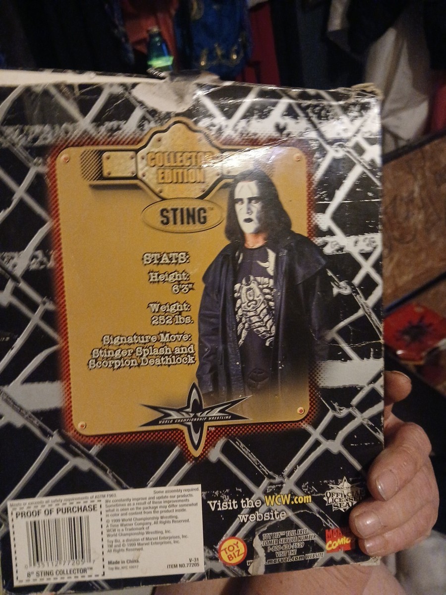 WCW スティング　コレクティブルフィギュア WWE Wrestling WCW Signature Series Sting Deluxe Action
