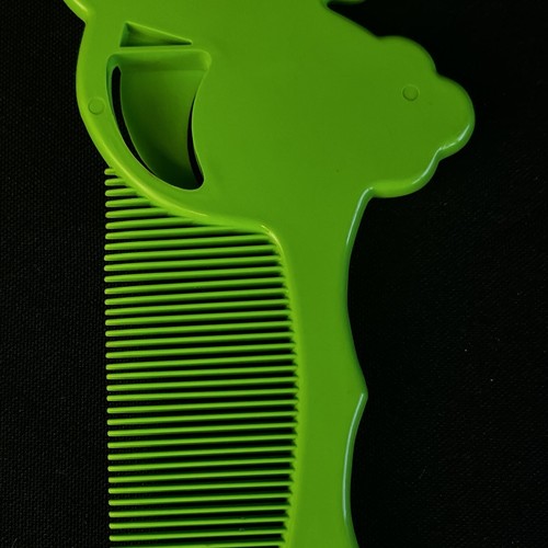 VTG AVON POCKET PEEPERS Green PLASTIC COMB Kids Vintage 1984 Corky Comb - Picture 8 of 12