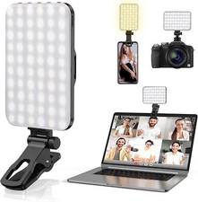 Selfie Light, 60 LED 2200mAh Rechargeable Cell Phone 10-Level Fill Light 3 Modes