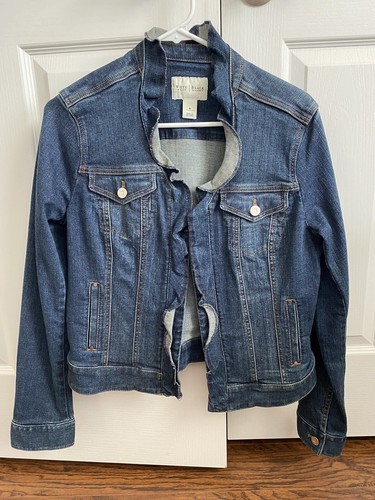 White house black market Denim Jacket 