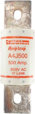 Mersen A4J500 A4J-500 A4J-500A A4J 500 500Amp 500A Fuse (Pack of 1)
