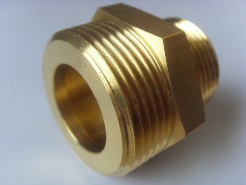 Muffennippel Reduziernippel 1.1/4" auf 1" AG flachdichtend Wellrohr Heizung - Picture 2 of 2
