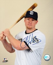 CHASE HEADLEY Signed 4-Count PADRES 8x10 Photo Lot PSA/DNA BAS Guaranty Autos!