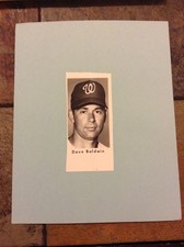 Washington Senators 1969 Press Photo Dave Baldwin, original cleveland Plain Deal