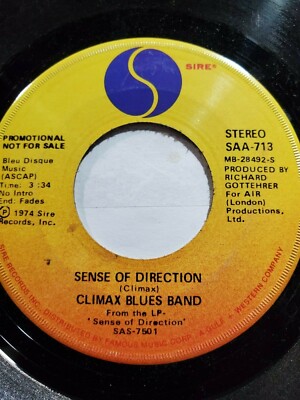 Climax Blues Band - Sense Of Direction / Sense Of Direction -PROMO SIRE VG+ F52