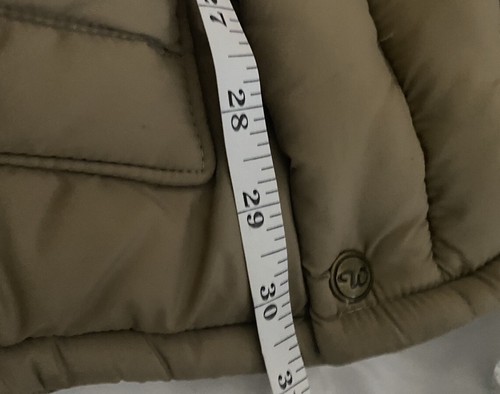 Walls Blizzard Pruf Puffer Jacket Men L Insulated Quilted Lined Fur Collar Tan - Picture 6 of 18