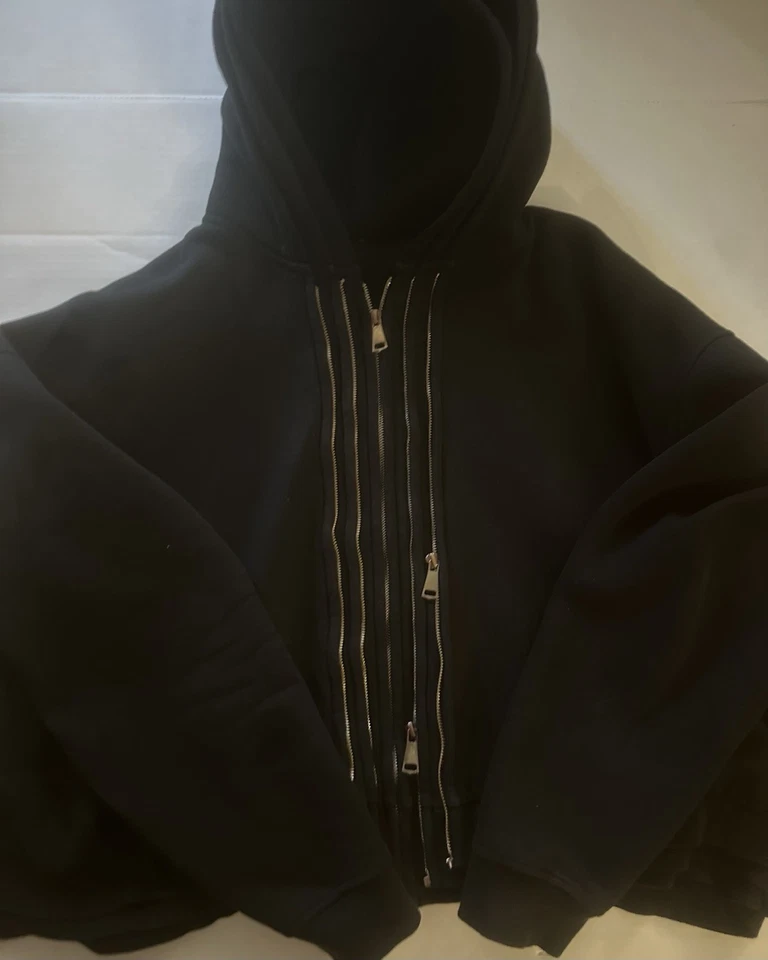 GV Gallery Raspberry Hills Black Triple Zip Hoodie Size Xl - Image 2 of 4