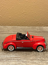 1940 Ford Convertible 132 Diecast Car Red - Vintage Americana