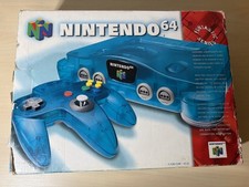Nintendo 64 N64 Ice Blue Game Console Complet...