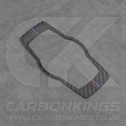 BMW Carbon Fibre Style Headlight Switch Trim for M3 3 Series E90 E91 E92 E93 V8 - Picture 4 of 8