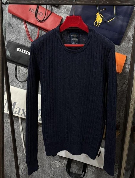 Men Hammond & Co Sweater Navy Nylon 38 / M / 46