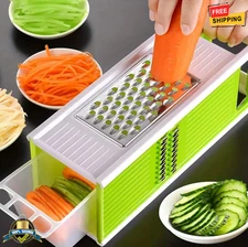 5-In-1 Multifunctional Vegetable Chopper & Slicer Durable ABS Outdoor Cooking