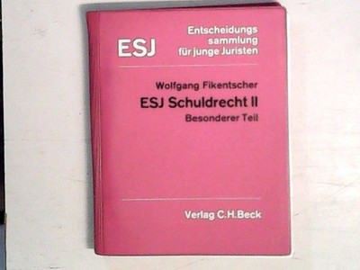 ESJ-Schuldrecht; Teil: 2., (Besonderer Teil)