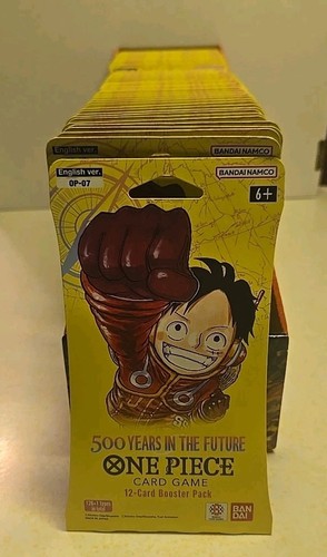 Lot Of 57 One Piece Op-07 Booster Blister Pack 500 Years In The Future Sealed