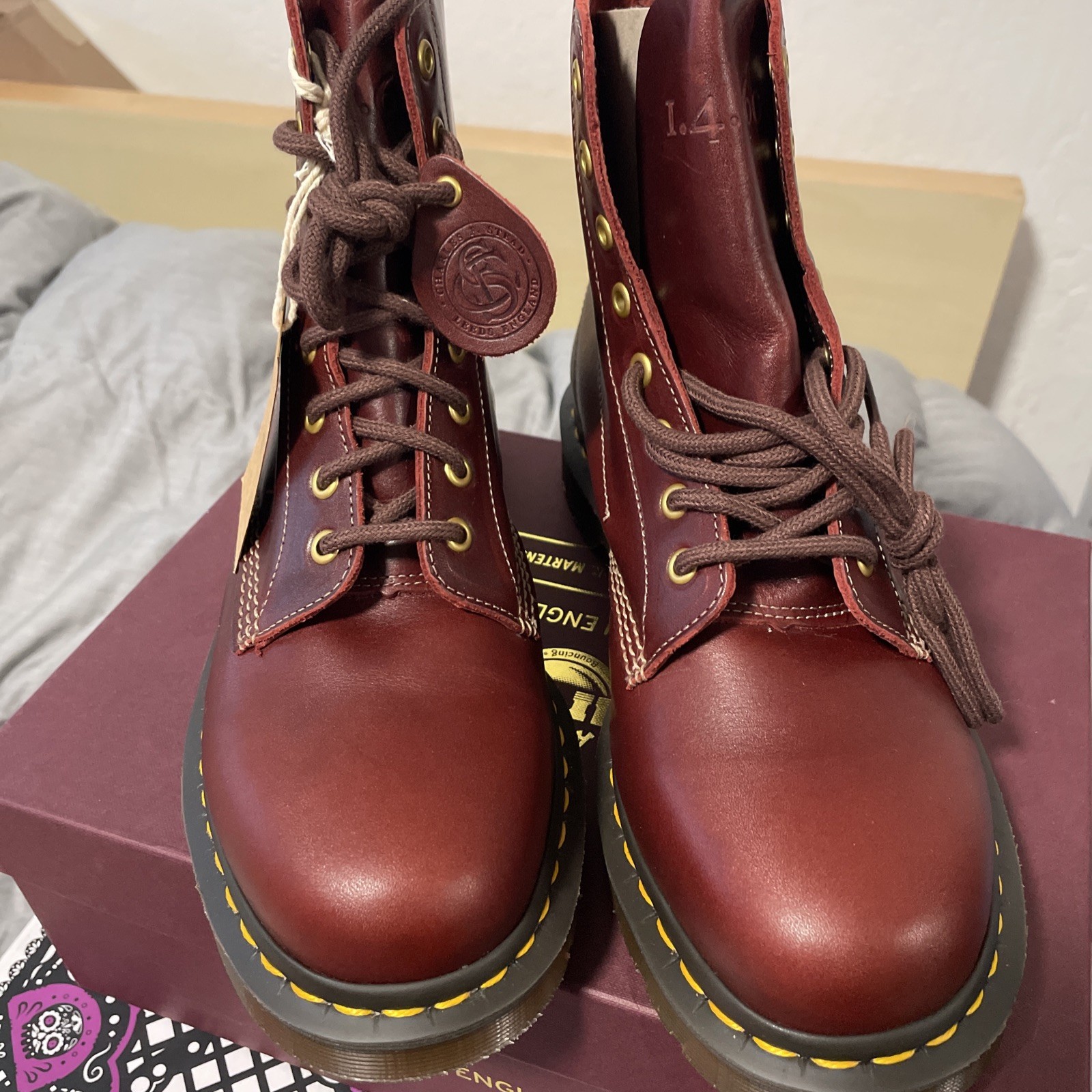 Dr. Martens 1460 Pascal Love Letter Boots Men’s Size 11 Limited Edition image 2