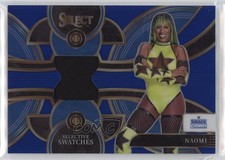 2024 Panini Select WWE Selective Swatches Blue Prizm 21/49 Naomi #SW-NOM 1g2u