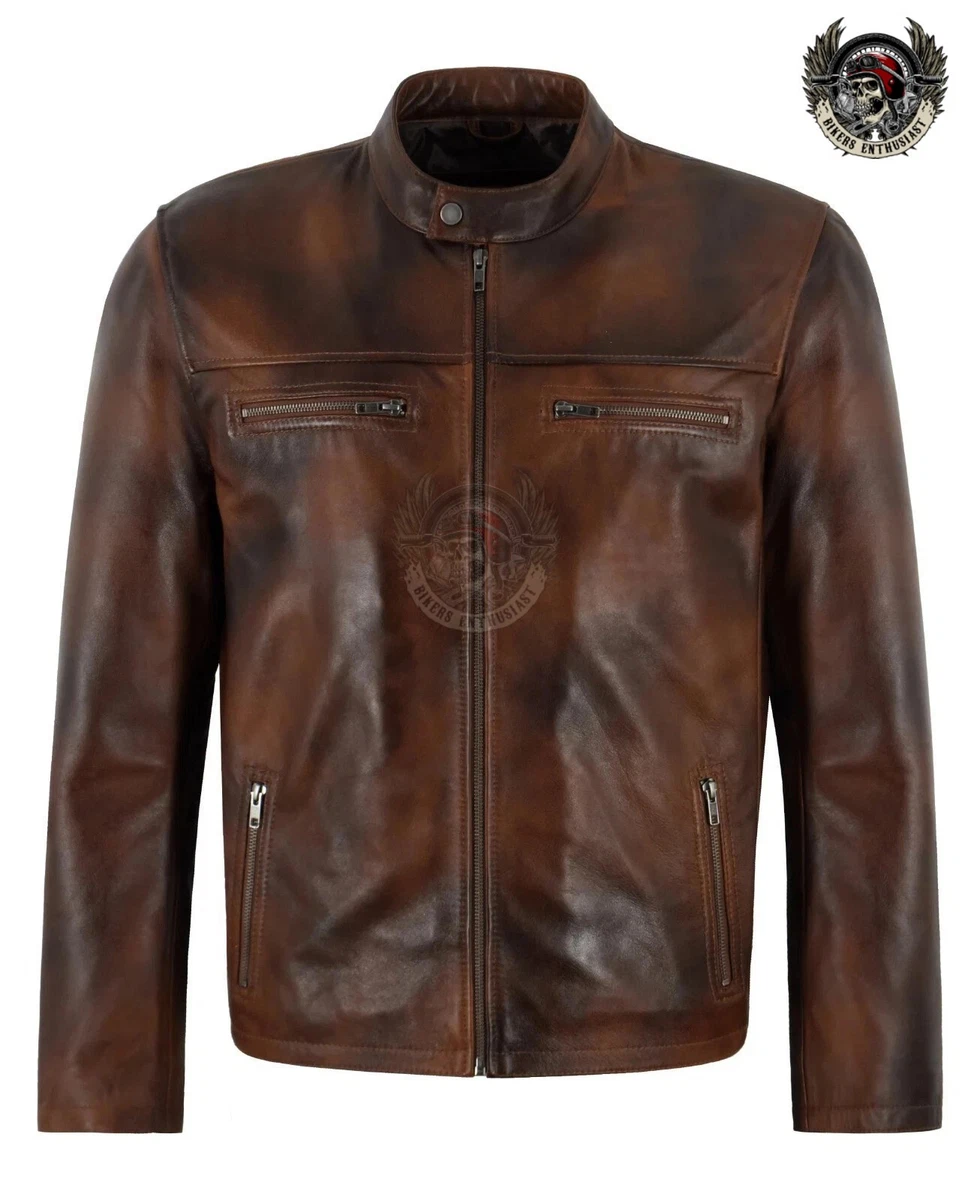Burberry Prorsum Leather Jacket In Men's Coats & Jackets for sale