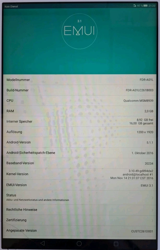 HuaHuawei MediaPad T2 10.0 Pro - Bild 3 von 4