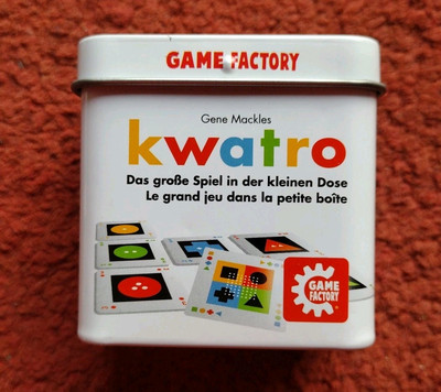 KWATRO aka IOTA - tolles Familienspiel - Regeln deutsch/français - wie neu