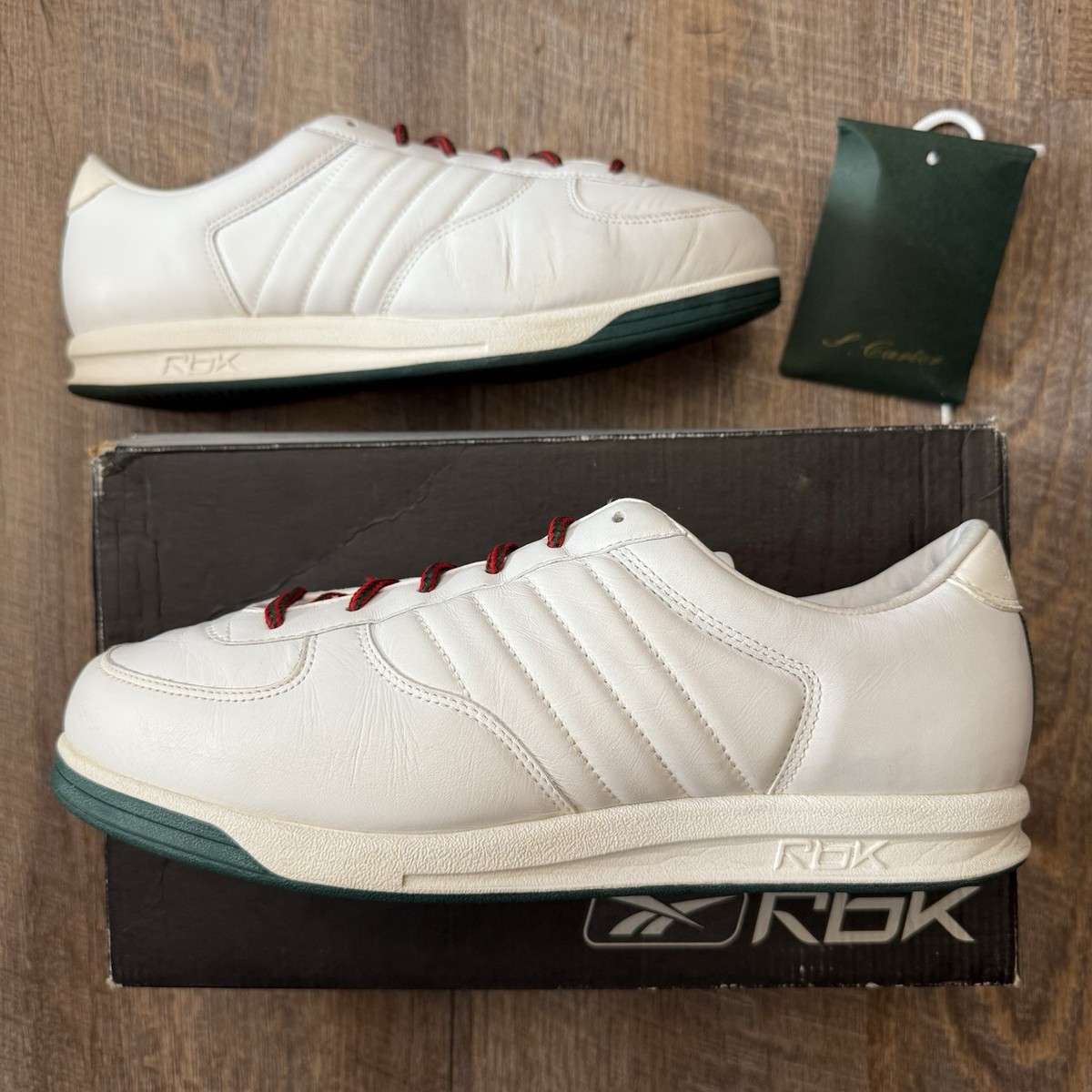 my Jay Z x Reebok S. Carter White Green Red Men's Size 10 Sneakers
