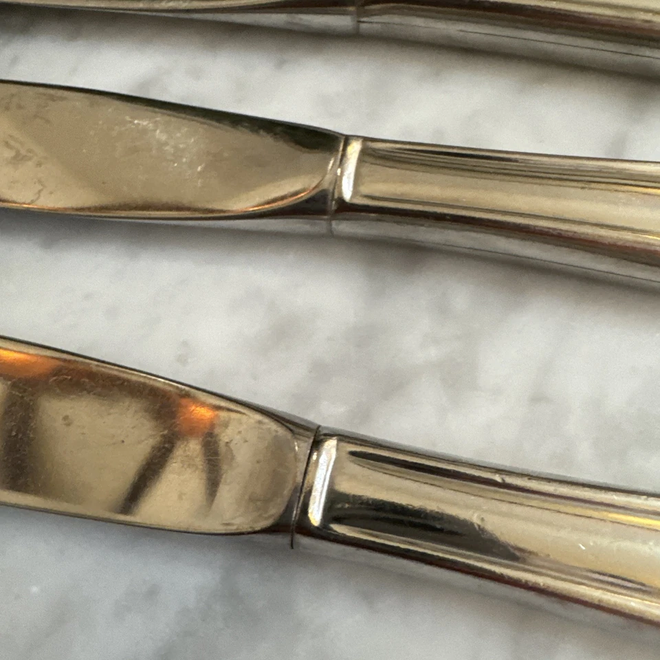 Cuchillos de cena cubiertos de acero inoxidable Rogers Bros Cotillion-Int'l Silver 1847 Foto 4 de 4