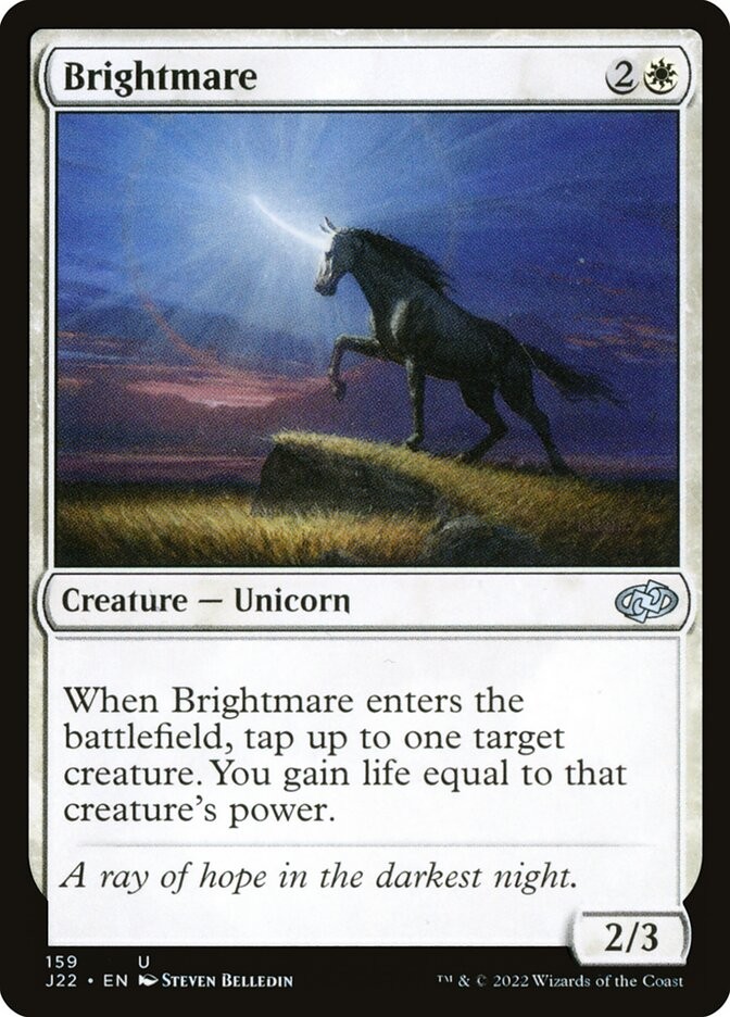 MTG Magic the Gathering Brightmare (159/835) Jumpstart 2022 NM