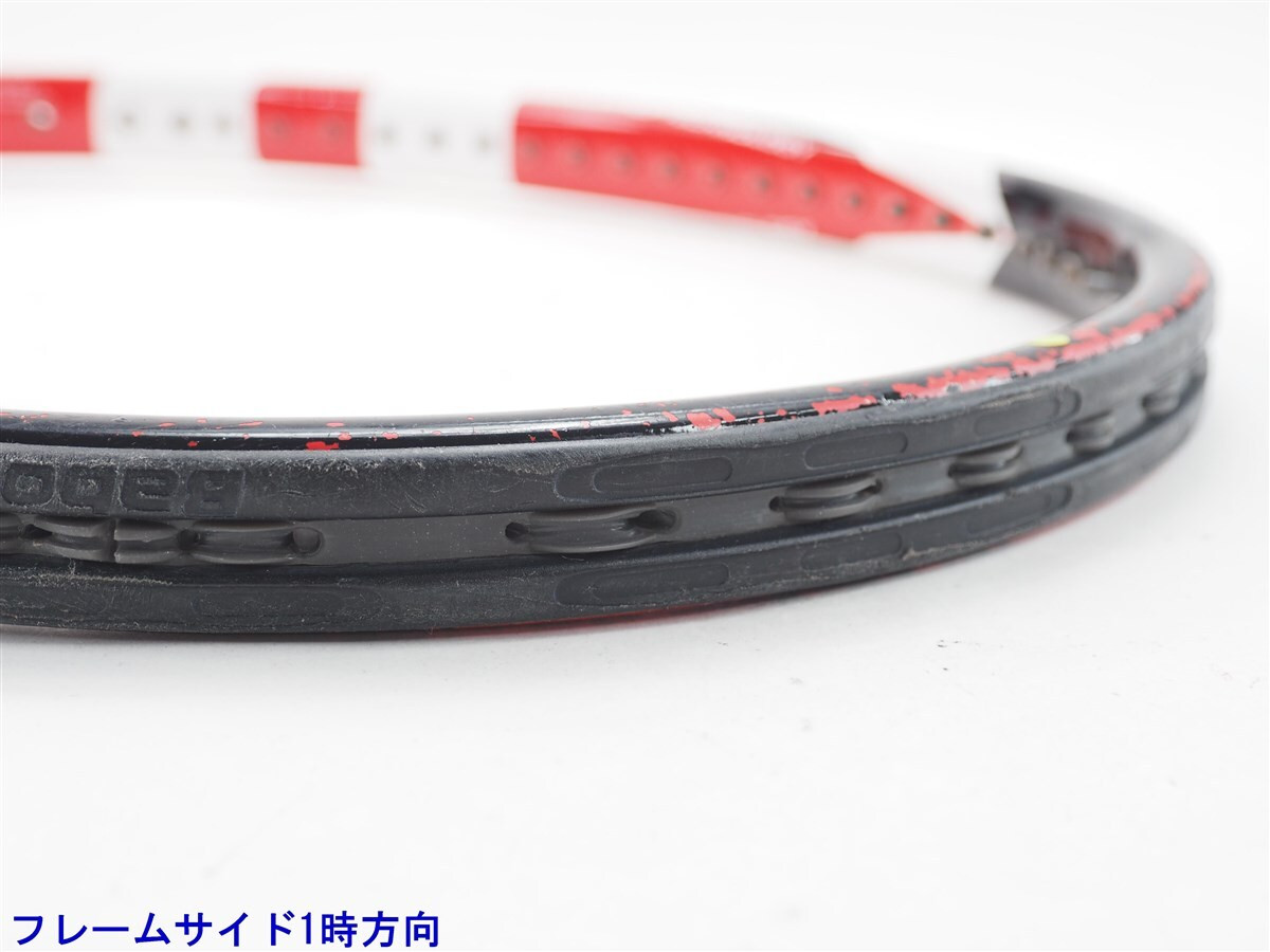 Babolat - 中古 テニスラケット バボラ ピュア ストーム ツアー プラス 2011年モデル【トップバンパー割れ有り】 (G2)BABOLAT PURE STORM TOUR + 2011 Babolat Pure Storm Tour 2011 Tennis Racquet 4 1/4 Used with