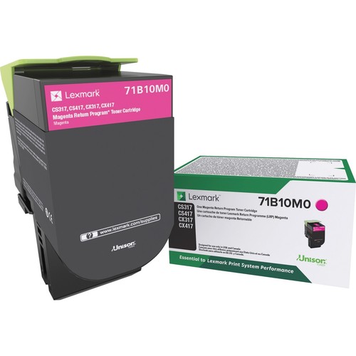 Lexmark Original Toner Cartridge - Magenta (71B10M0) - Picture 2 of 3
