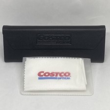 COSTCO OPTICAL Eyeglasses Sunglasses Black Foldable Semi Hard Case - CASE ONLY