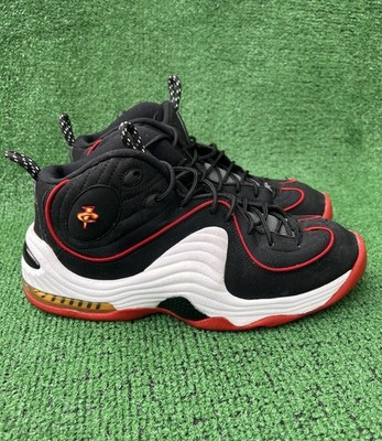 Nike Air Penny 2 Miami Heat 2009 333886-061 Black Men s Size 10 Used No Box