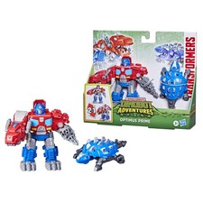 Transformers Dinobot Adventures Defenders OPTIMUS PRIME and SCALE the Shield-Bot