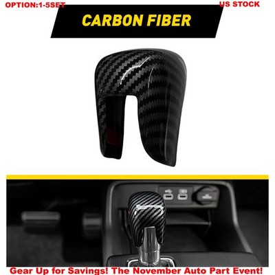 Auto Gear Shift Knob Cover Carbon Fiber Pattern for Honda Civic 2022-2025 1-5x