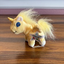 Neopets Yellow Unicorn Mcdonalds Mini Plush Happy Meal Stuffed Animal Toy