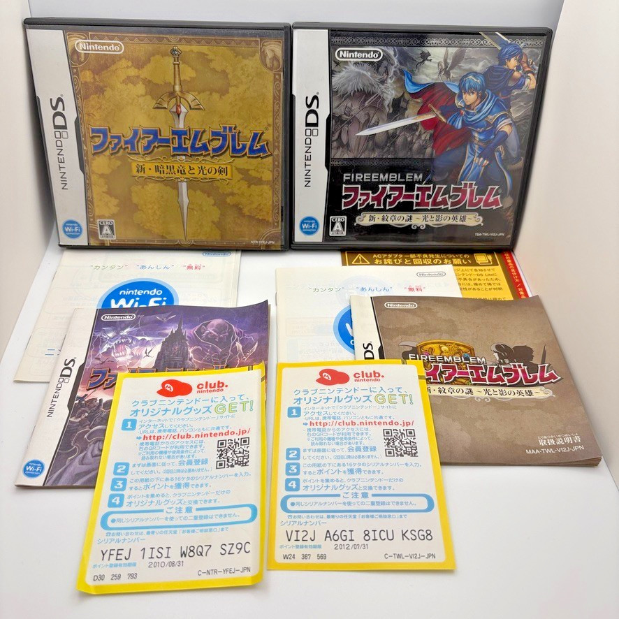 Fire Emblem Shadow Dragon New Mystery DS Set CIB w/ Club Nintendo Cards Japan