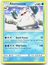 Unified Minds Abomasnow 42/236 NM Pokemon Rare Tcg Card