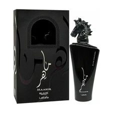 Maahir Black Edition by Lattafa perfume for unisex EDP 3.3 / 3.4 oz New in Box