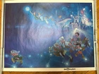 Vintage Walt Disney World 1980 Characters Poster/Print Coca Cola Vintage 24X18”