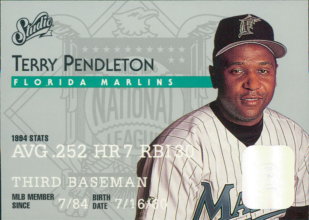 1995 Studio - Terry Pendleton #125