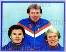 1983-84 McDonalds Edmonton Stickers #20 Ted Green, Glen Sather, John Muckler