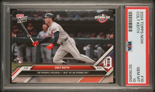 2024 Topps Now 10 Colt Keith