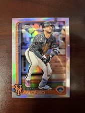 2025 Topps Chrome Pete Alonso Refractor #136 New York Mets