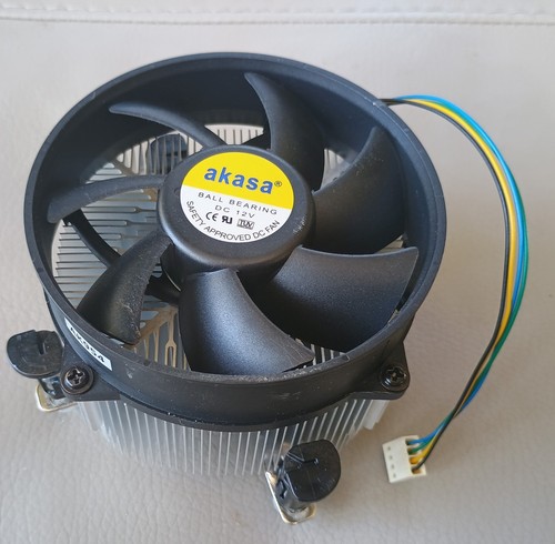 Akasa AK954 LGA775 4 Pin Kühlkörper und Lüfter CPU Kühler - Bild 2 von 3